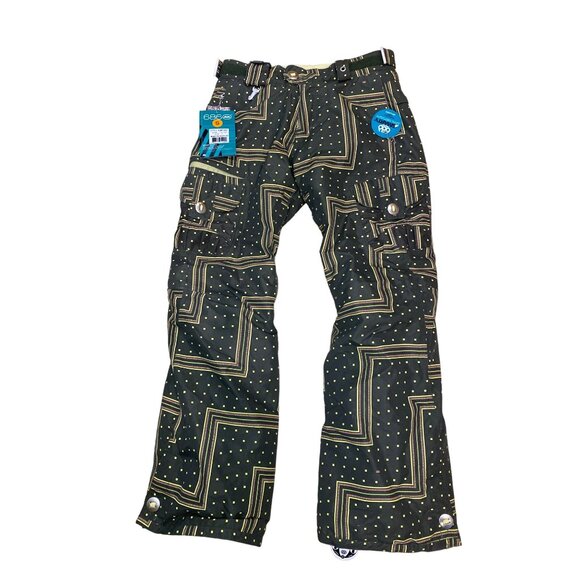 NWT 686 Smarty Original Cargo Ski Pants Zig Zag W's S Removeable Liner Olive - Picture 16 of 16